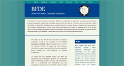 Desktop Screenshot of bfde.org