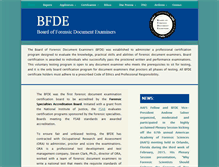 Tablet Screenshot of bfde.org